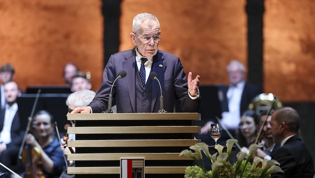 „Werte sind nur so viel wert wie die Taten, die wir für sie auch setzen“, meint Van der Bellen.