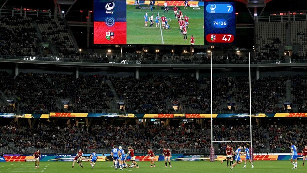 In Perth wird auch Football gespielt.