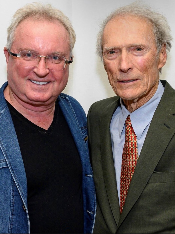 Dierk Sindermann mit Clint Eastwood – aus dem Archiv der Hollywood Foreign Press