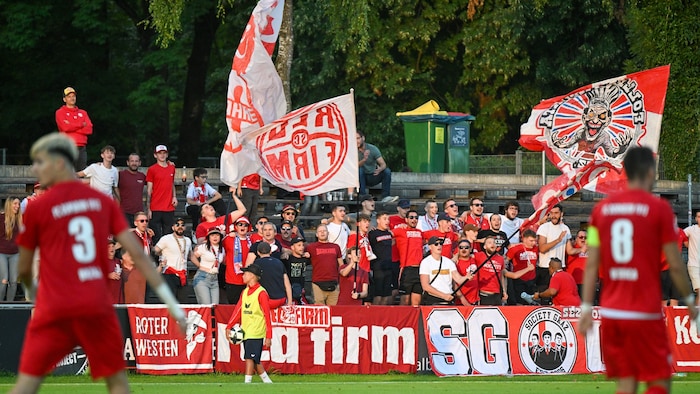 Die mitgereisten Fans der Grazer hatten nicht lange Grund zur Ausgelassenheit.
