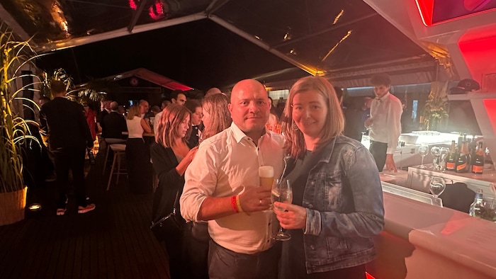 Champions Night: Das Ehepaar Ackerl war bei der Gala mittendrin.