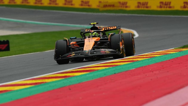 Lando Norris hat sich die Pole für das Rennen am Sonntag gesichert.