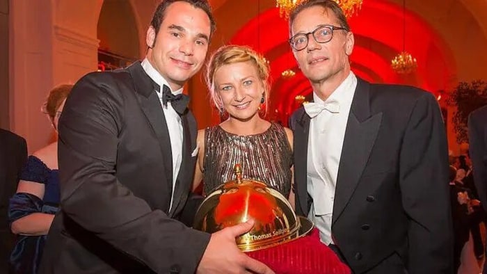 Da erhielt Thomas Seifreid mit Freundin Eva den Goldenen-Cloche-Award.