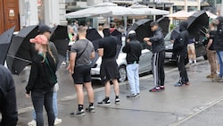 Insgesamt gab es 56 vorübergehende Festnahmen von Gegendemonstranten.