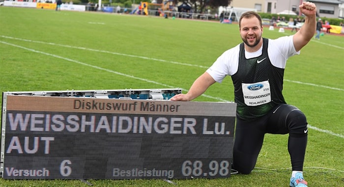 Mit 68,98 m neuer Rekord in Rehlingen 2018
