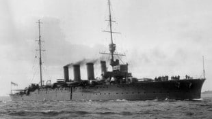 Die HMS Nottingham sank im Ersten Weltkrieg. Jetzt fanden Taucher das Wrack in der Nordsee.