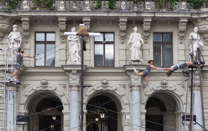 Marcel et ses droles de femmes am Grazer Hauptplatz