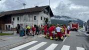 Bei einer Kreuzung in Oberhofen kam es zum Zusammenstoß.