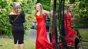 Jessica Rae Springsteen, Tochter von Bruce Springsteen, gehörte zu den Brautjungfern von Eve ...