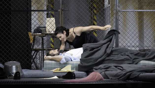 Barocke Liebesspiele: Christophe Dumaux (Giulio Cesare), Olga Kulchynska (Cleopatra)