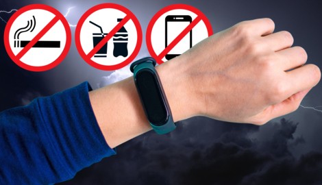 SCHOCKierend! Ein Armband soll schlechte Angewohnheiten mit Stromstößen austreiben.