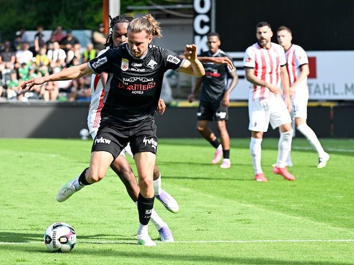 Altach-Neuzugang Patrick Greil macht bisher einen sehr starken Eindruck.