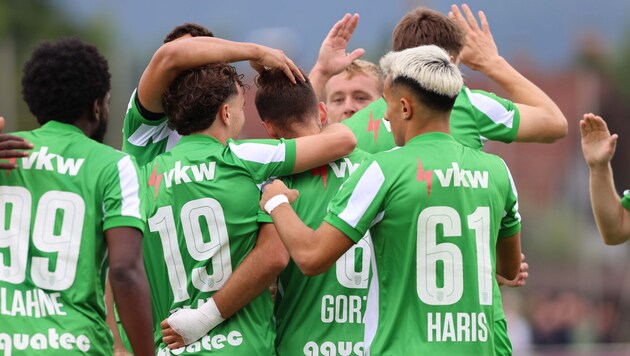 Die Lustenauer durften sich über den Einzug in die zweite Cuprunde freuen.