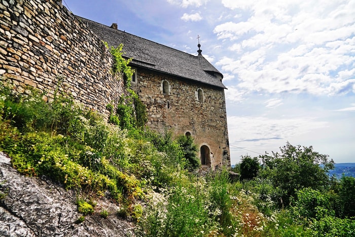 Die Burgruine im Norden von Graz