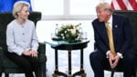 EU-Kommissionschefin Ursula von der Leyen und US-Präsident Donald Trump