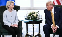 EU-Kommissionschefin Ursula von der Leyen und US-Präsident Donald Trump