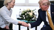 Ob sich Trump und von der Leyen zurzeit so freundlich begegnen würden?