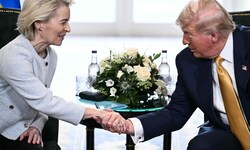 Ob sich Trump und von der Leyen zurzeit so freundlich begegnen würden?