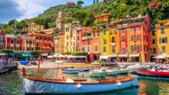 Portofino: Das frühere Fischerdorf ist heute mit seinen 358 Einwohnern die Gemeinde mit dem ...