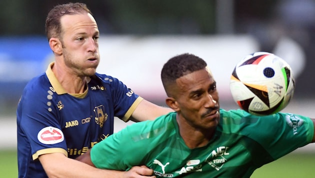 Mario Kröpfl (li.) und Velden bogen Neusiedl, nun droht ein juristisches Nachspiel.