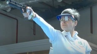 Erstmals holte Steiner mit der 25m-Pistole eine EM-Medaille