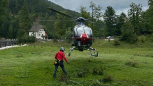 Die Flugpolizei stand im Einsatz.