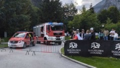 War sofort im Ronaldo-Quartier zur Stelle: die Feuerwehr Saalfelden.