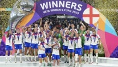 Unbändiger Jubel bei den „Lionesses“, den alten und neuen Fußball-Europameisterinnen aus England