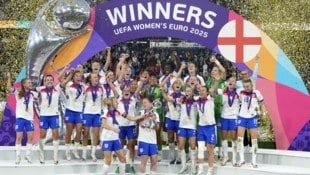 Unbändiger Jubel bei den „Lionesses“, den alten und neuen Fußball-Europameisterinnen aus England