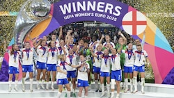 Unbändiger Jubel bei den „Lionesses“, den alten und neuen Fußball-Europameisterinnen aus England