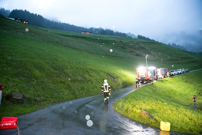 Die Feuerwehr war mit 35 Mann im Einsatz.