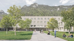 So hätte das eigentlich geplante Leitspital in Stainach aussehen können.