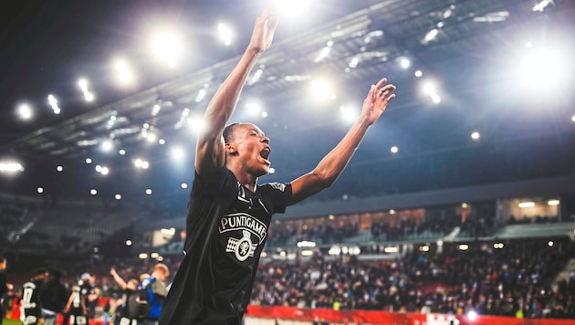 Emanuel Emegha feierte einst mit Sturm.