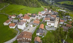 Das Bergdorf Brienz in der Schweiz könnte verschüttet werden, die Menschen wurden bereits in ...