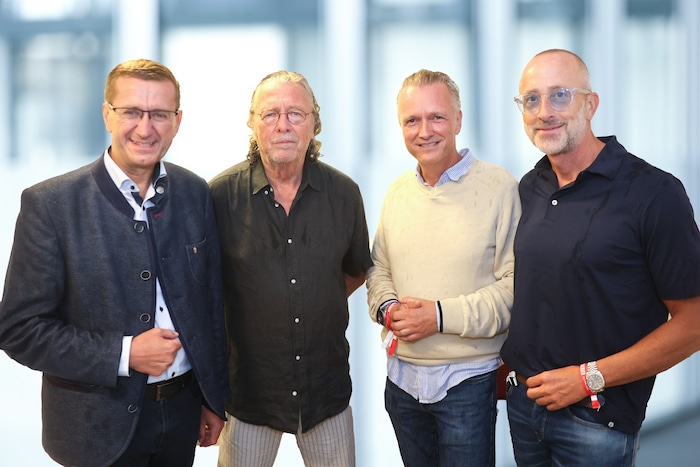 Landesrat Markus Achleitner, Peter Cornelius, ORF-OÖ-Direktor Klaus Obereder und Patrick ...