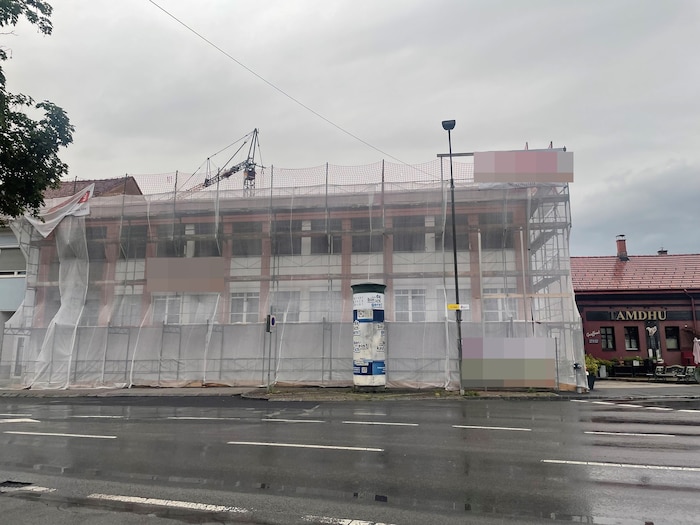 Das Gebäude vor dem Abriss