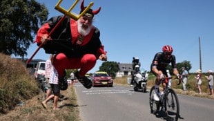 Auch der „Teufel“ Didi Senft feuerte den Klagenfurter Marco Haller in Frankreich an.