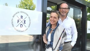 Reproduktionsmediziner Michael Schenk und seine Frau Claudia waren selbst Patienten bei jenem ...