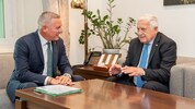 Mario Kunasek lud Václav Klaus, der perfekt Deutsch spricht, in die Grazer Burg