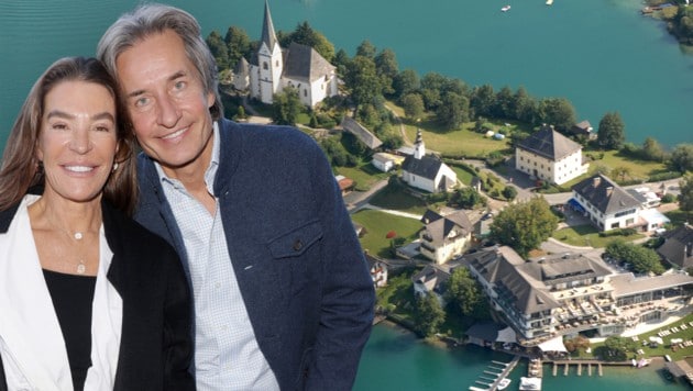 Karl-Heinz Grasser und Frau Fiona in Maria-Wörth am Wörthersee gesichtet.