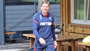 Oliver Glasner im Camp in Windischgarsten.