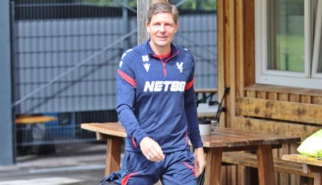 Oliver Glasner im Camp in Windischgarsten.