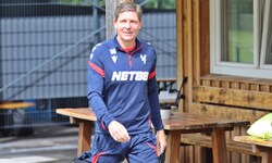Oliver Glasner im Camp in Windischgarsten.