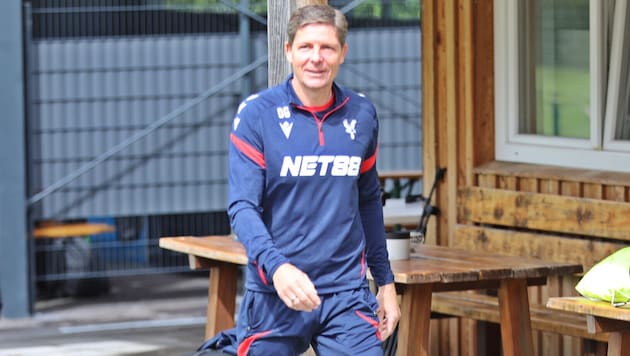 Oliver Glasner im Camp in Windischgarsten.
