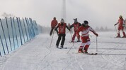 Salzburger Skilehrer bilden chinesische Skilehrer aus.