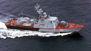 Ein solches Boot der Swjetljak-Klasse des russischen Seegrenzschutzes (Archivbild) fuhr ...