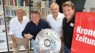 Sky-Sportboss Uwe König, „Krone“-Sportchef Peter Moizi, Deutschlands Legende Didi Hamann und ...