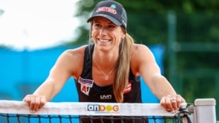 Mirjam Puchner macht auch auf dem Tennisplatz eine gute Figur.