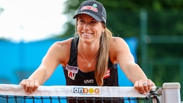 Mirjam Puchner macht auch auf dem Tennisplatz eine gute Figur.