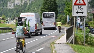 Die B311 im Salzburger Pinzgau. 